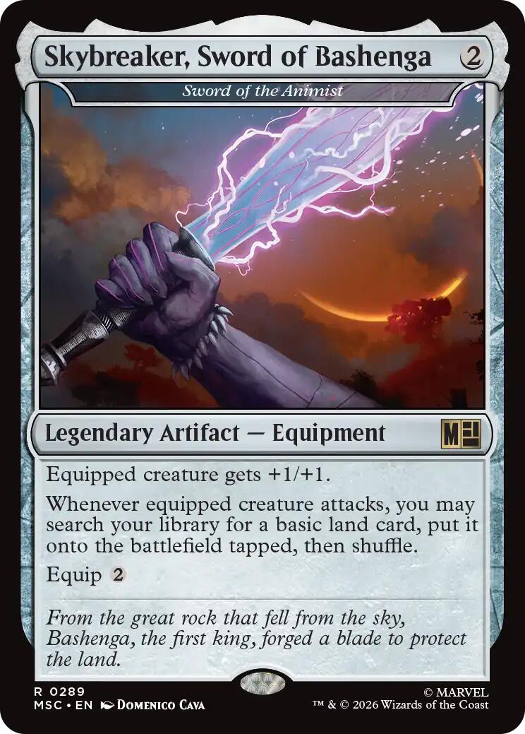 Skybreaker, Sword of Bashenga - Sword of the Animist [Marvel Super Heroes Commander] | Red Claw Gaming