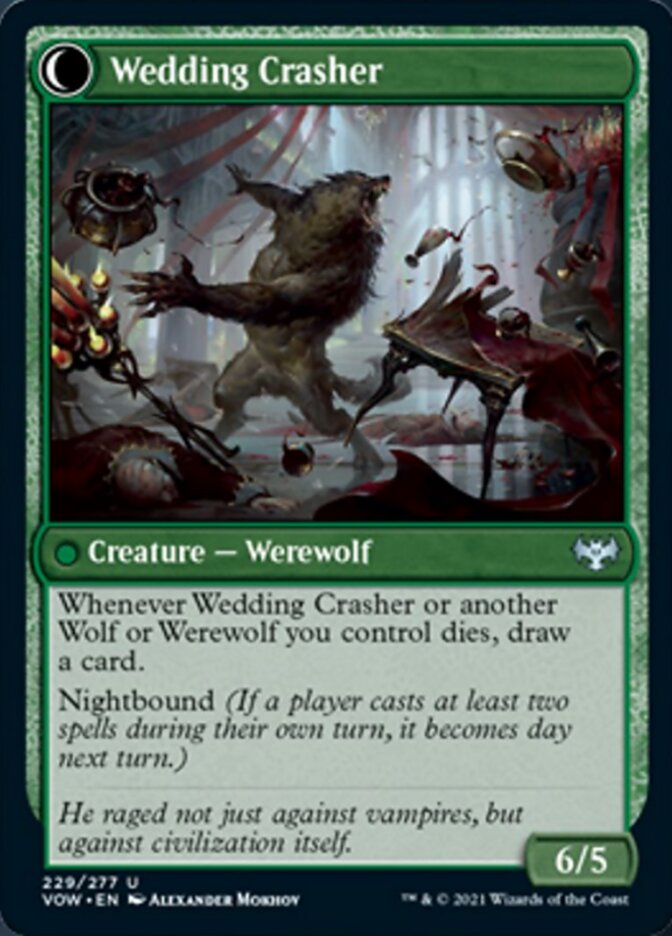 Wolfkin Outcast // Wedding Crasher [Innistrad: Crimson Vow] MTG Single Magic: The Gathering | Red Claw Gaming