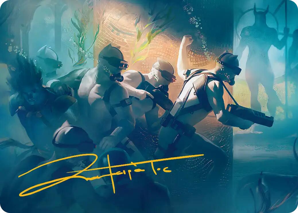 Martial Coup Art Card (Gold-Stamped Signature) [Marvel Super Heroes Art Series] | Red Claw Gaming