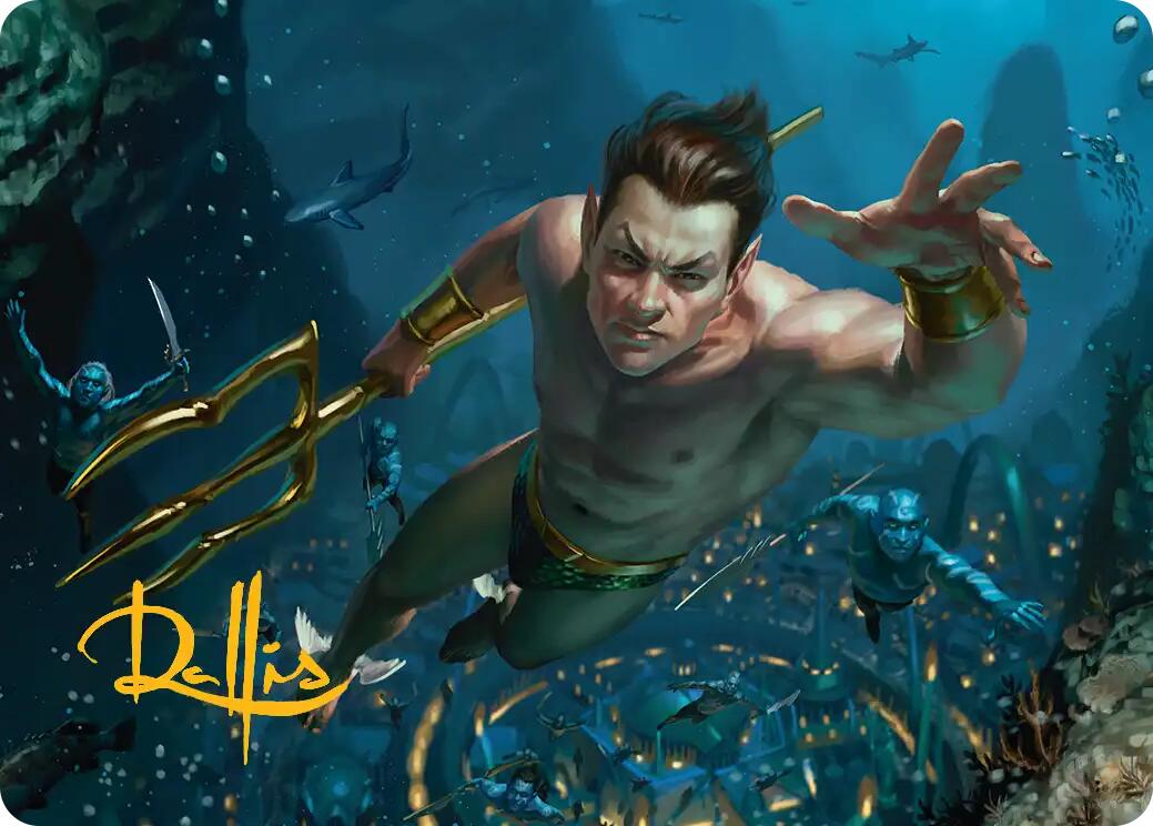 Namor the Sub-Mariner Art Card (Gold-Stamped Signature) [Marvel Super Heroes Art Series] | Red Claw Gaming