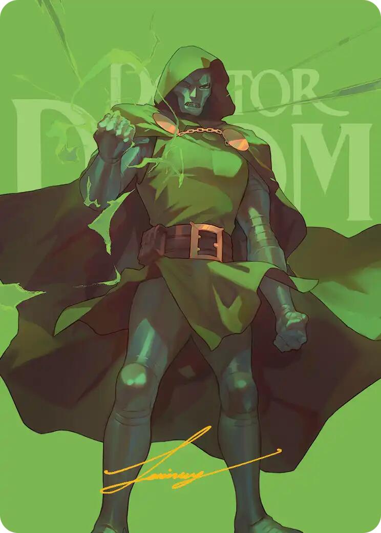 Doctor Doom Art Card (Gold-Stamped Signature) [Marvel Super Heroes Art Series] | Red Claw Gaming