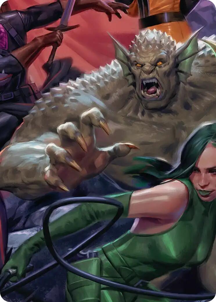 Abomination, Irradiated Brute Art Card [Marvel Super Heroes Art Series] | Red Claw Gaming