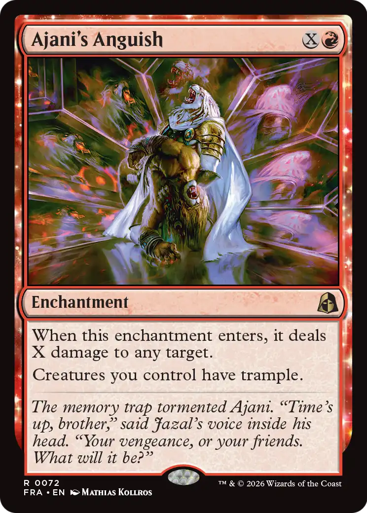 Ajani's Anguish [Reality Fracture] | Red Claw Gaming
