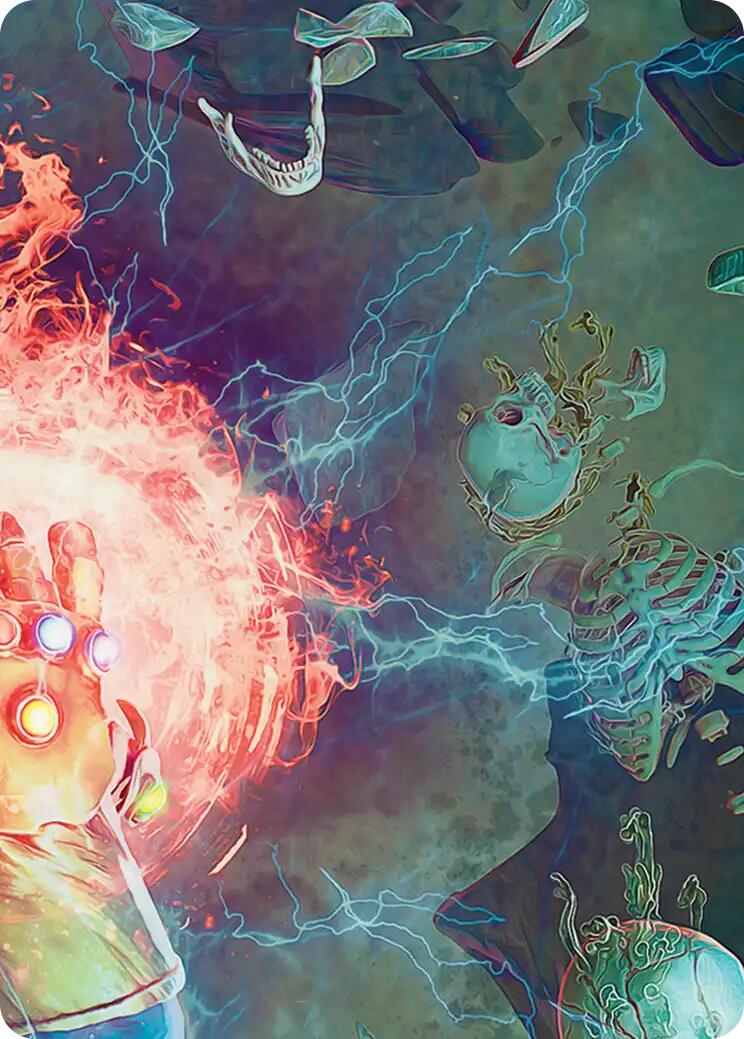 Thanos, the Mad Titan Art Card (3/9) [Marvel Super Heroes Art Series] | Red Claw Gaming