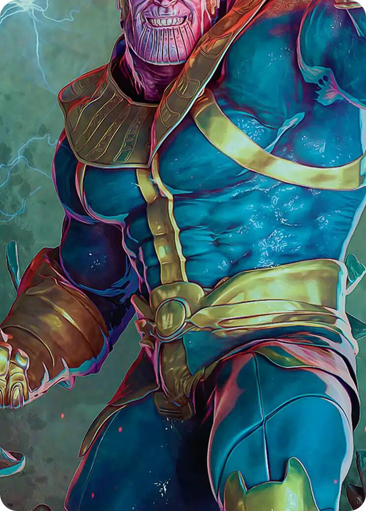 Thanos, the Mad Titan Art Card (5/9) [Marvel Super Heroes Art Series] | Red Claw Gaming