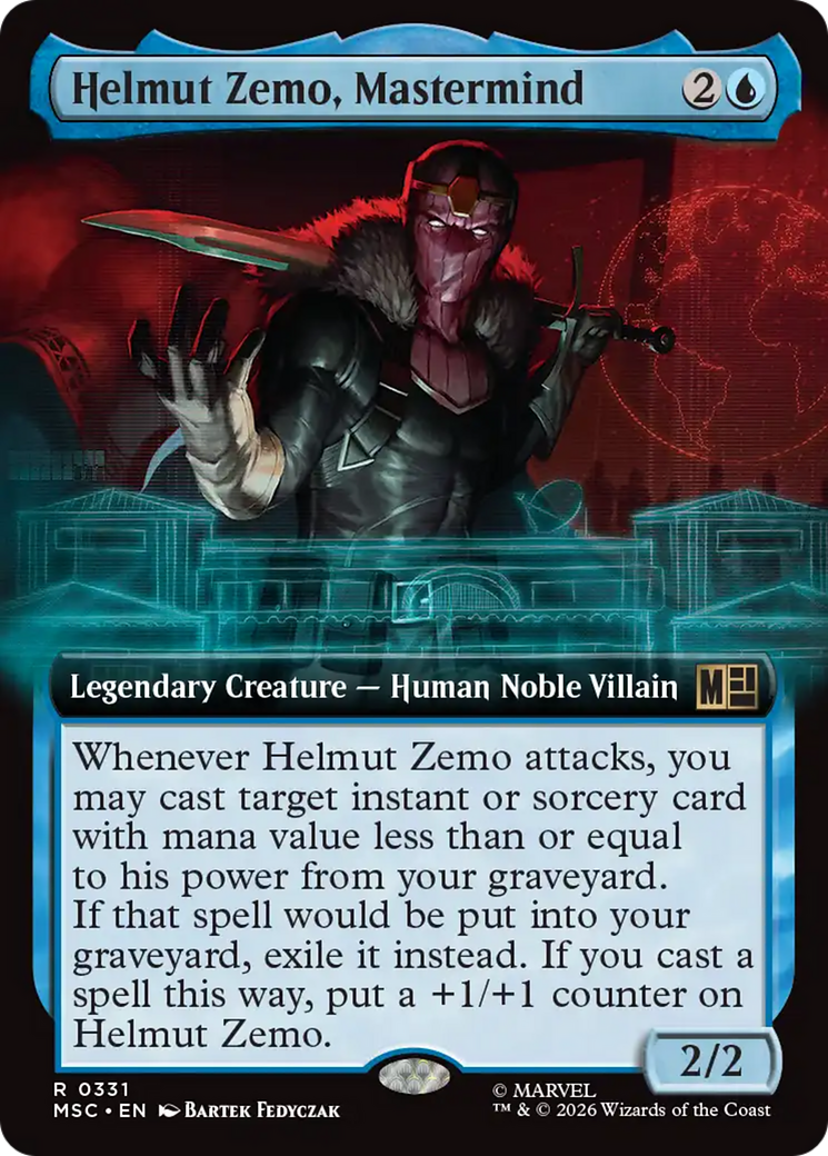 Helmut Zemo, Mastermind (Extended Art) [Marvel Super Heroes Commander] | Red Claw Gaming