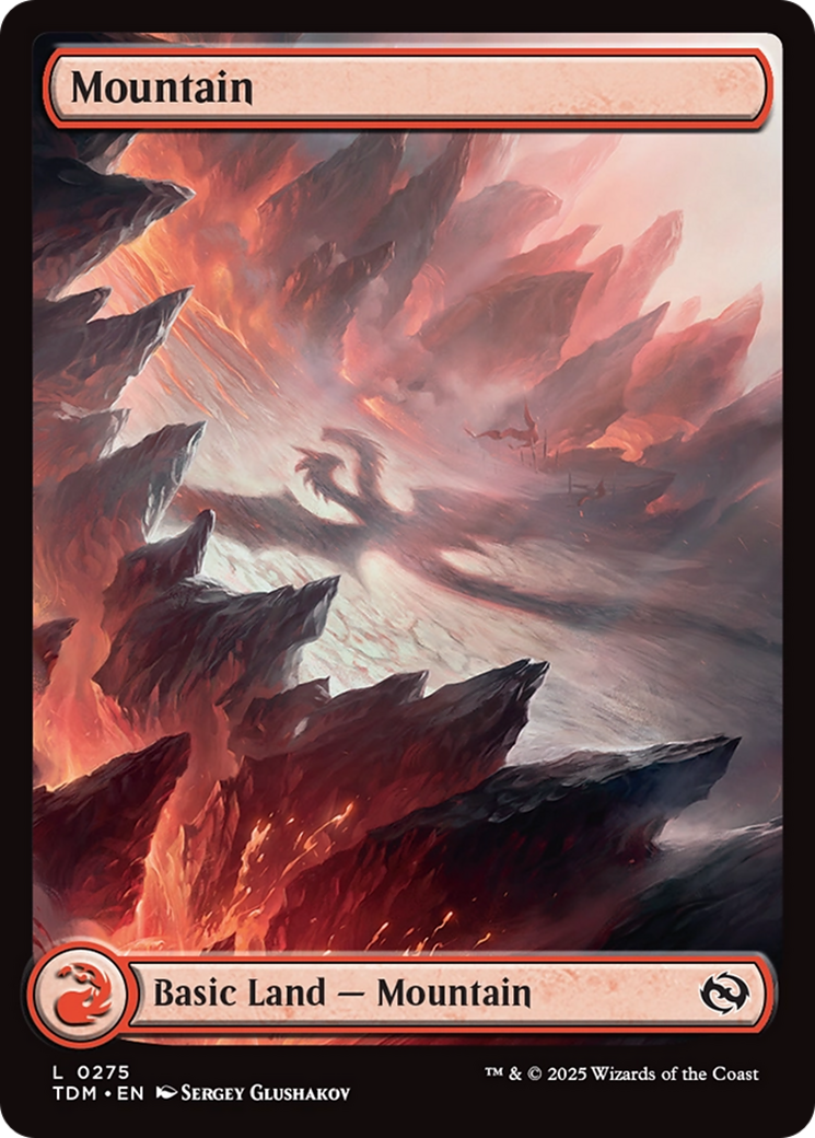 Mountain (0275) [Tarkir: Dragonstorm] MTG Single Magic: The Gathering | Red Claw Gaming