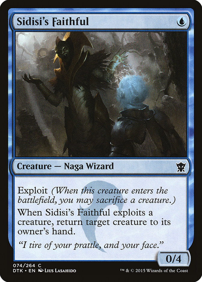 Sidisi's Faithful [Dragons of Tarkir] MTG Single Magic: The Gathering | Red Claw Gaming