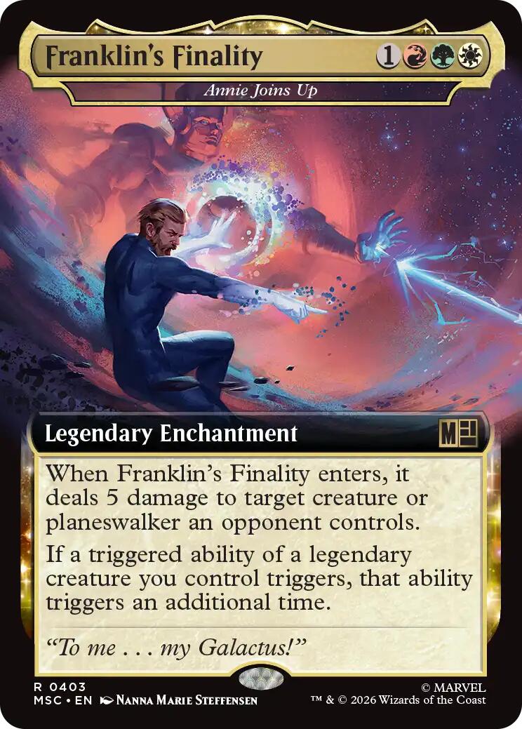 Franklin's Finality - Annie Joins Up (Extended Art) [Marvel Super Heroes Commander] | Red Claw Gaming