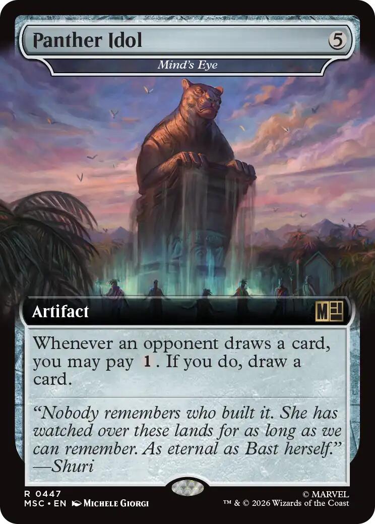 Panther Idol - Mind's Eye (Extended Art) [Marvel Super Heroes Commander] | Red Claw Gaming
