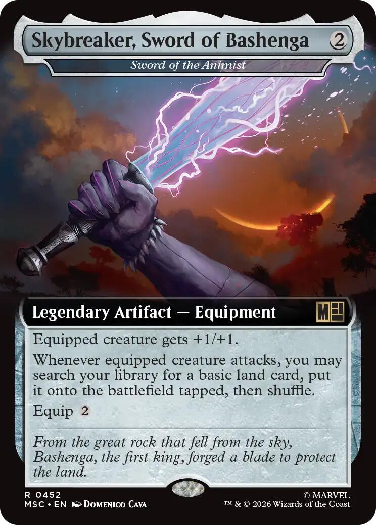 Skybreaker, Sword of Bashenga - Sword of the Animist (Extended Art) [Marvel Super Heroes Commander] | Red Claw Gaming