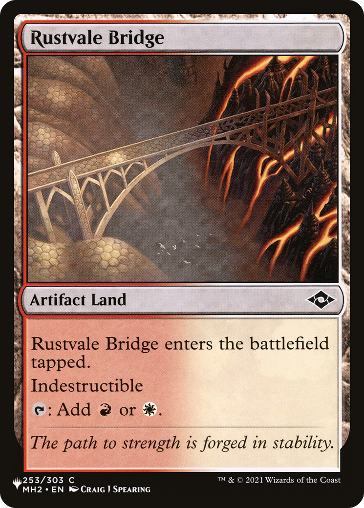 Rustvale Bridge [The List] MTG Single Magic: The Gathering | Red Claw Gaming