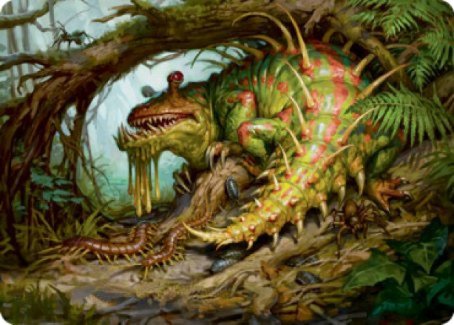 Blex, Vexing Pest Art Card [Strixhaven: School of Mages Art Series] MTG Single Magic: The Gathering | Red Claw Gaming