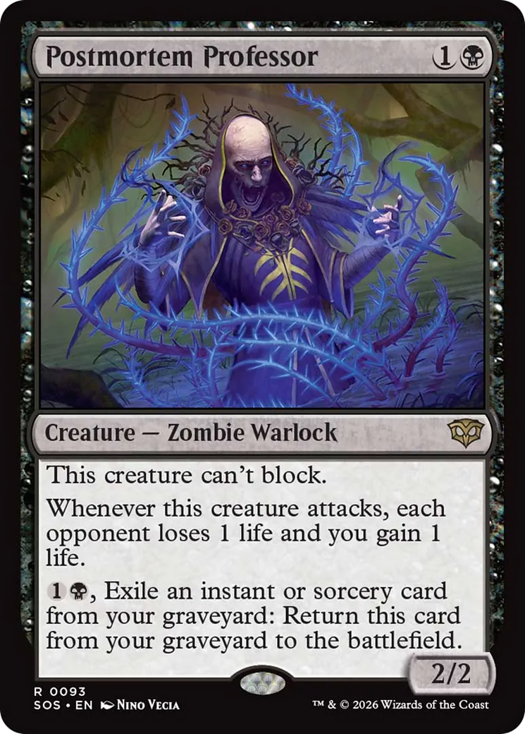 Postmortem Professor [Secrets of Strixhaven] MTG Single Magic: The Gathering | Red Claw Gaming