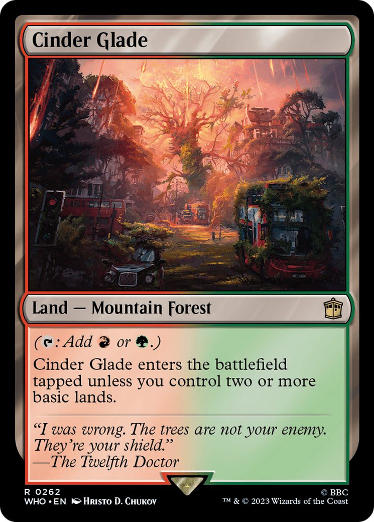 Cinder Glade [Doctor Who] MTG Single Magic: The Gathering | Red Claw Gaming