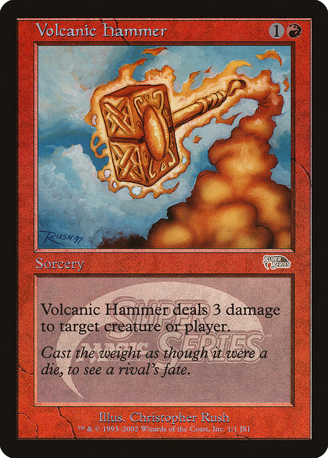 Volcanic Hammer [Junior Super Series] MTG Single Magic: The Gathering    | Red Claw Gaming