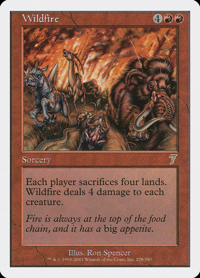 Wildfire [Seventh Edition] MTG Single Magic: The Gathering | Red Claw Gaming