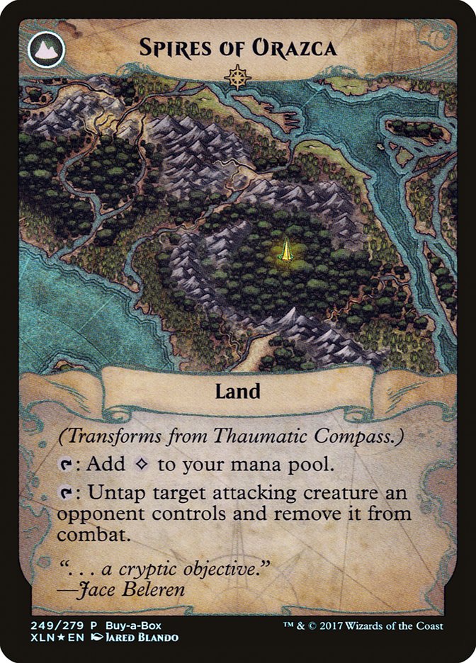 Thaumatic Compass // Spires of Orazca (Buy-A-Box) [Ixalan Treasure Chest] MTG Single Magic: The Gathering | Red Claw Gaming