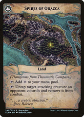 Thaumatic Compass // Spires of Orazca (Buy-A-Box) [Ixalan Treasure Chest] MTG Single Magic: The Gathering | Red Claw Gaming