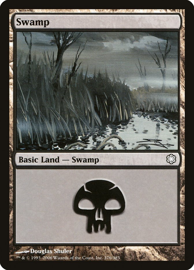 Swamp (376) [Coldsnap Theme Decks] MTG Single Magic: The Gathering | Red Claw Gaming