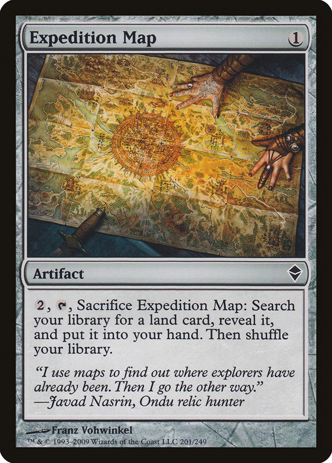Expedition Map [Zendikar] MTG Single Magic: The Gathering | Red Claw Gaming
