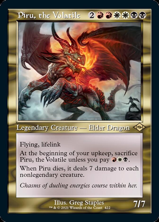 Piru, the Volatile (Retro) [Modern Horizons 2] MTG Single Magic: The Gathering | Red Claw Gaming