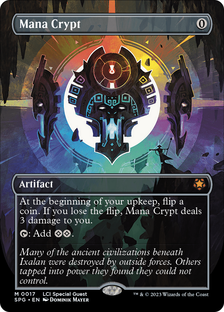 Mana Crypt (Borderless) [The Lost Caverns of Ixalan Special Guests] MTG Single Magic: The Gathering | Red Claw Gaming