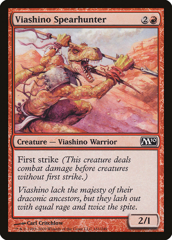 Viashino Spearhunter [Magic 2010] MTG Single Magic: The Gathering | Red Claw Gaming