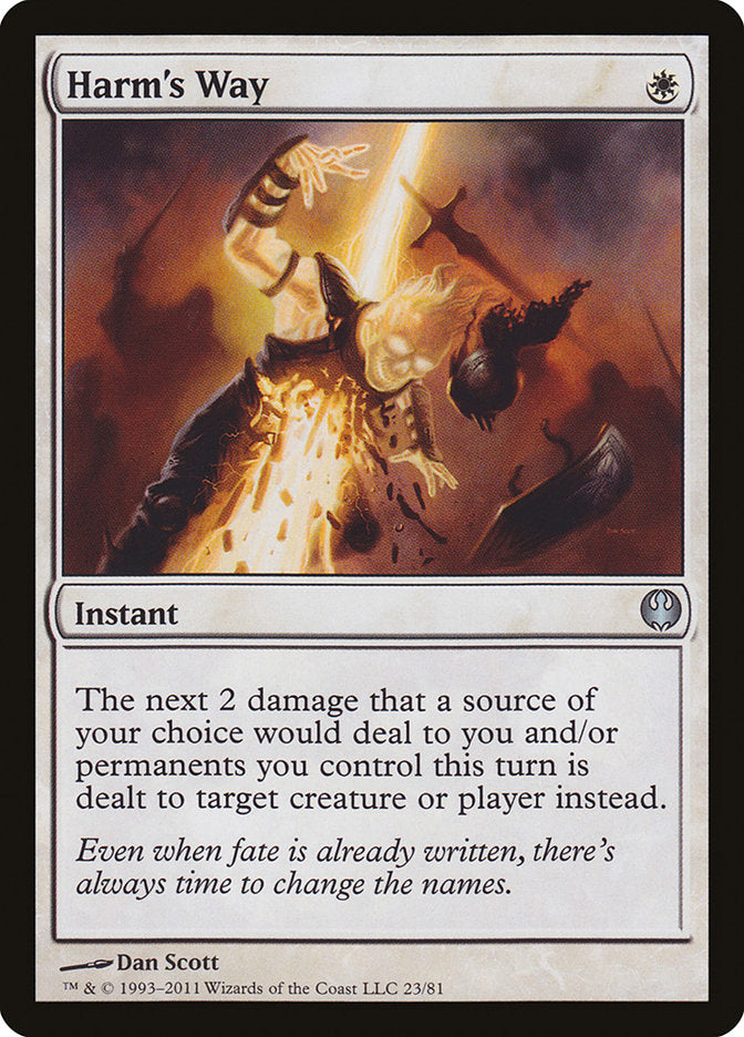 Harm's Way [Duel Decks: Knights vs. Dragons] MTG Single Magic: The Gathering | Red Claw Gaming