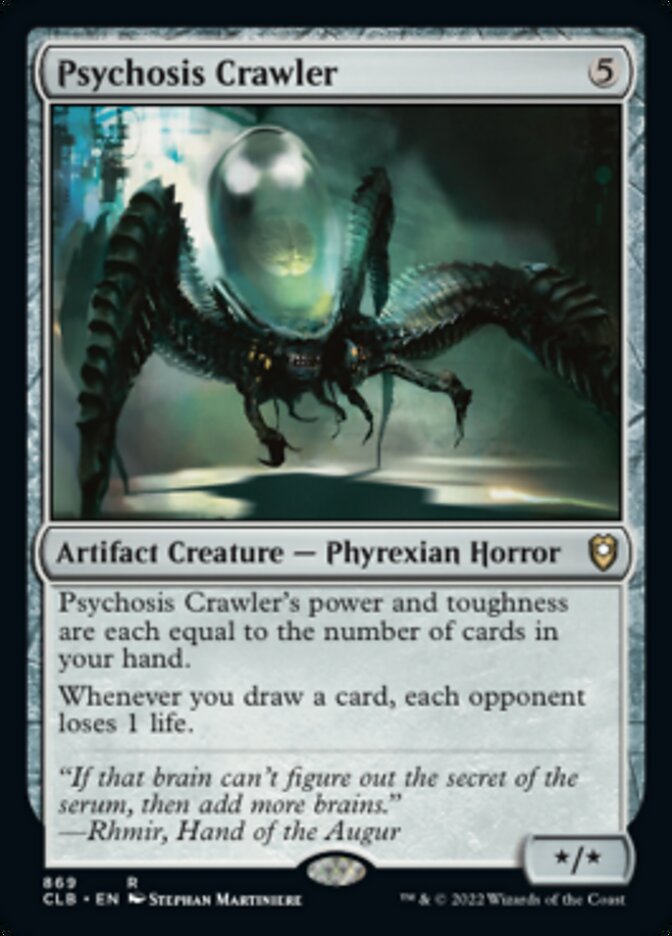 Psychosis Crawler [Commander Legends: Battle for Baldur's Gate] MTG Single Magic: The Gathering | Red Claw Gaming