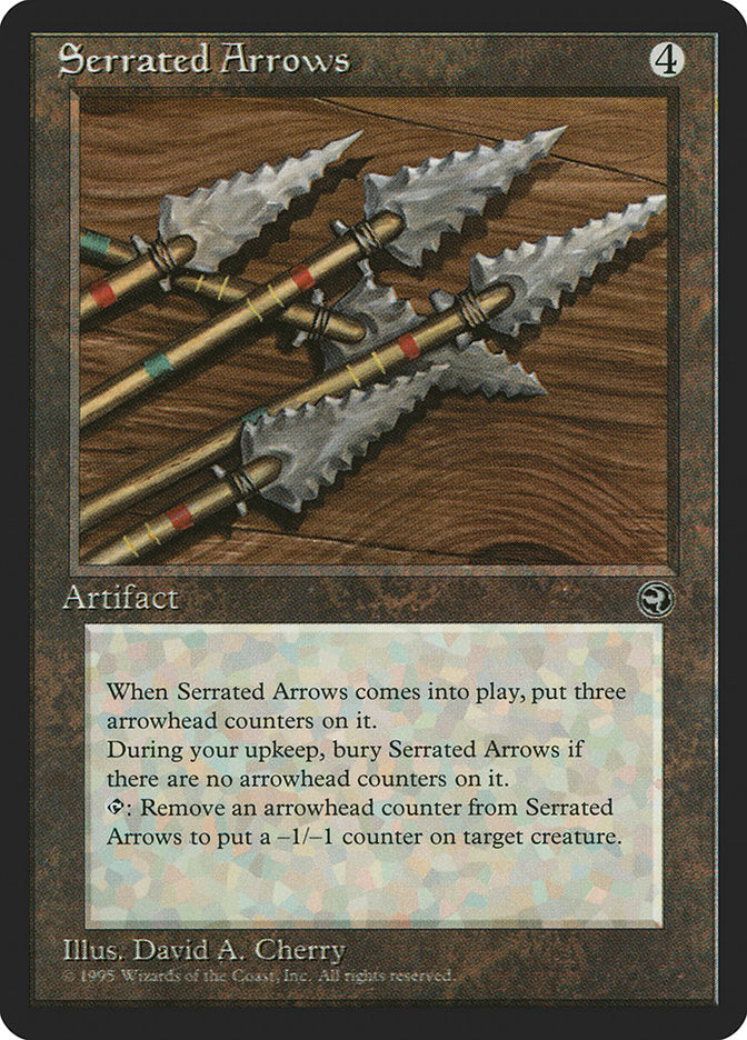 Serrated Arrows [Homelands] MTG Single Magic: The Gathering | Red Claw Gaming