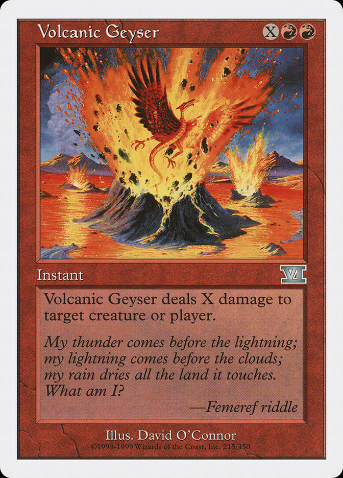 Volcanic Geyser [Classic Sixth Edition] MTG Single Magic: The Gathering | Red Claw Gaming