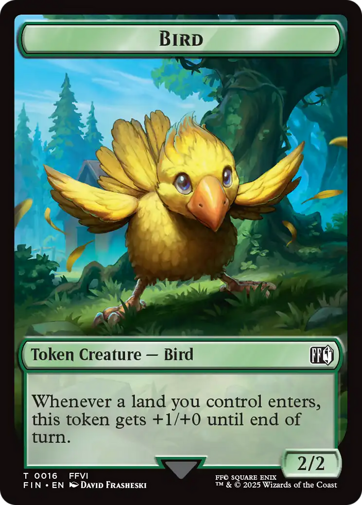 Hero (0006) // Bird (0016) Double-Sided Token [FINAL FANTASY Tokens] MTG Single Magic: The Gathering | Red Claw Gaming