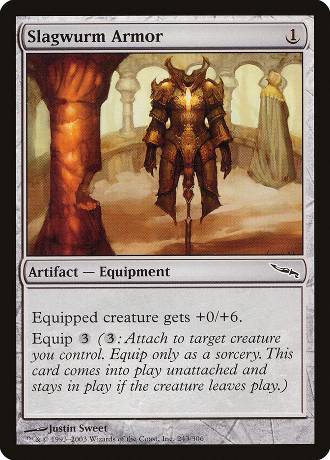 Slagwurm Armor [Mirrodin] MTG Single Magic: The Gathering | Red Claw Gaming