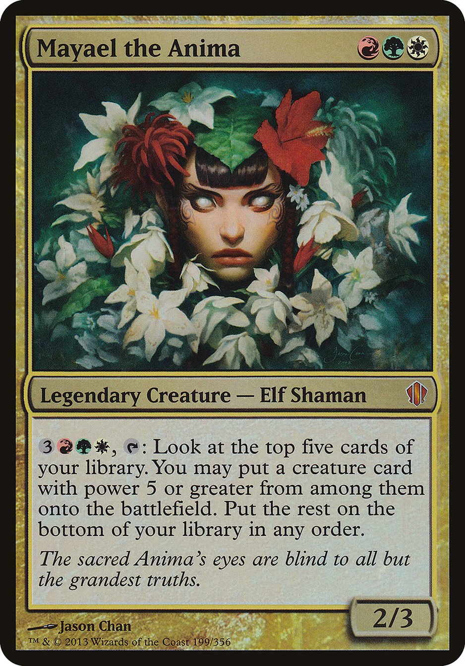 Mayael the Anima (Oversized) [Commander 2013 Oversized] MTG Single Magic: The Gathering | Red Claw Gaming