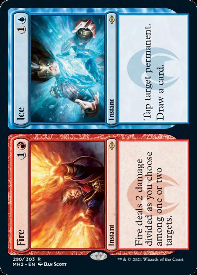 Fire // Ice (Foil Etched) [Modern Horizons 2] MTG Single Magic: The Gathering | Red Claw Gaming