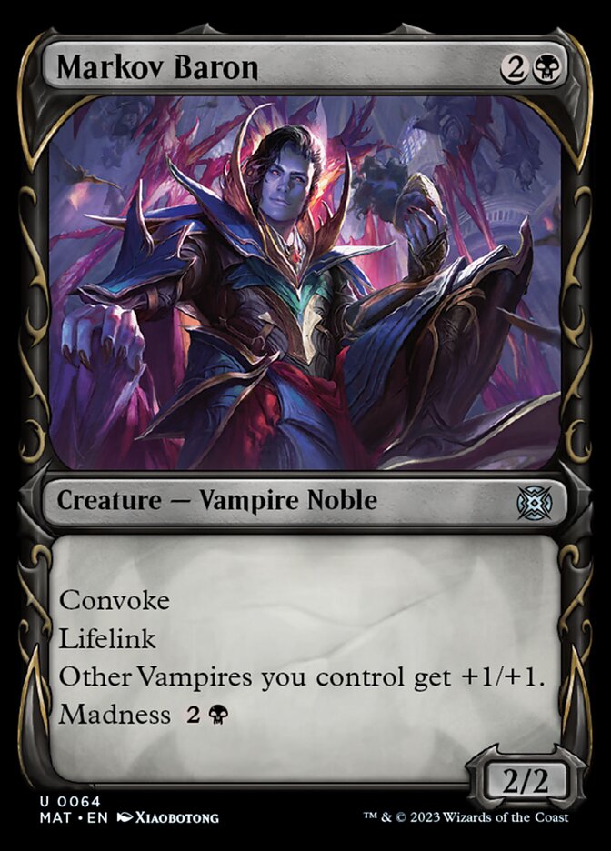 Markov Baron (Showcase) [March of the Machine: The Aftermath] MTG Single Magic: The Gathering | Red Claw Gaming