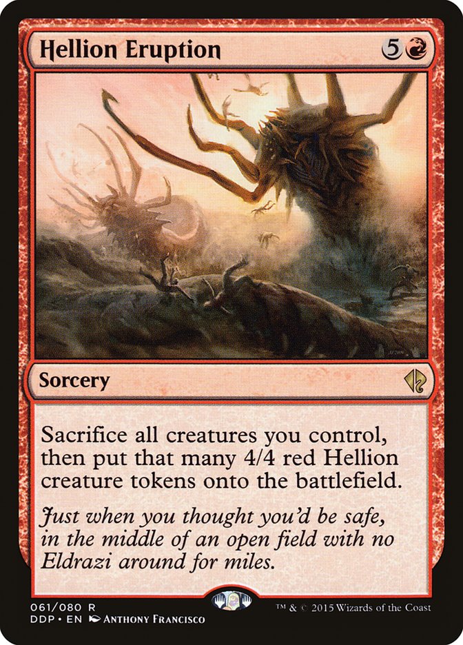 Hellion Eruption [Duel Decks: Zendikar vs. Eldrazi] MTG Single Magic: The Gathering | Red Claw Gaming