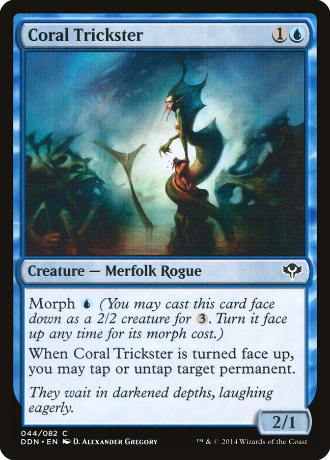 Coral Trickster [Duel Decks: Speed vs. Cunning] MTG Single Magic: The Gathering | Red Claw Gaming