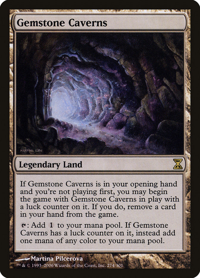 Gemstone Caverns [Time Spiral] MTG Single Magic: The Gathering | Red Claw Gaming