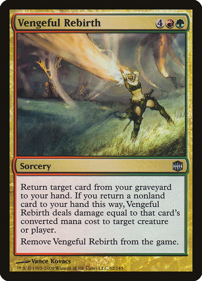 Vengeful Rebirth [Alara Reborn] MTG Single Magic: The Gathering | Red Claw Gaming