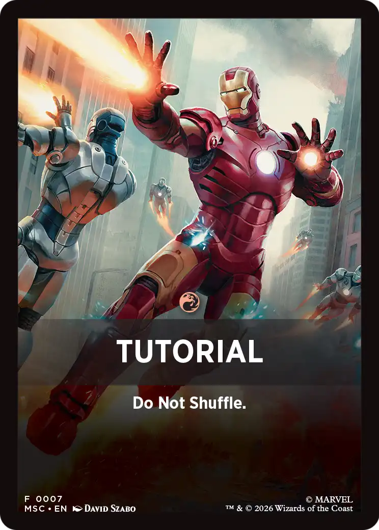 Tutorial Theme Card (0007) [Marvel Super Heroes Commander] | Red Claw Gaming