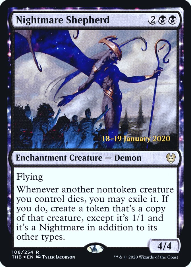 Nightmare Shepherd [Theros Beyond Death Prerelease Promos] MTG Single Magic: The Gathering | Red Claw Gaming