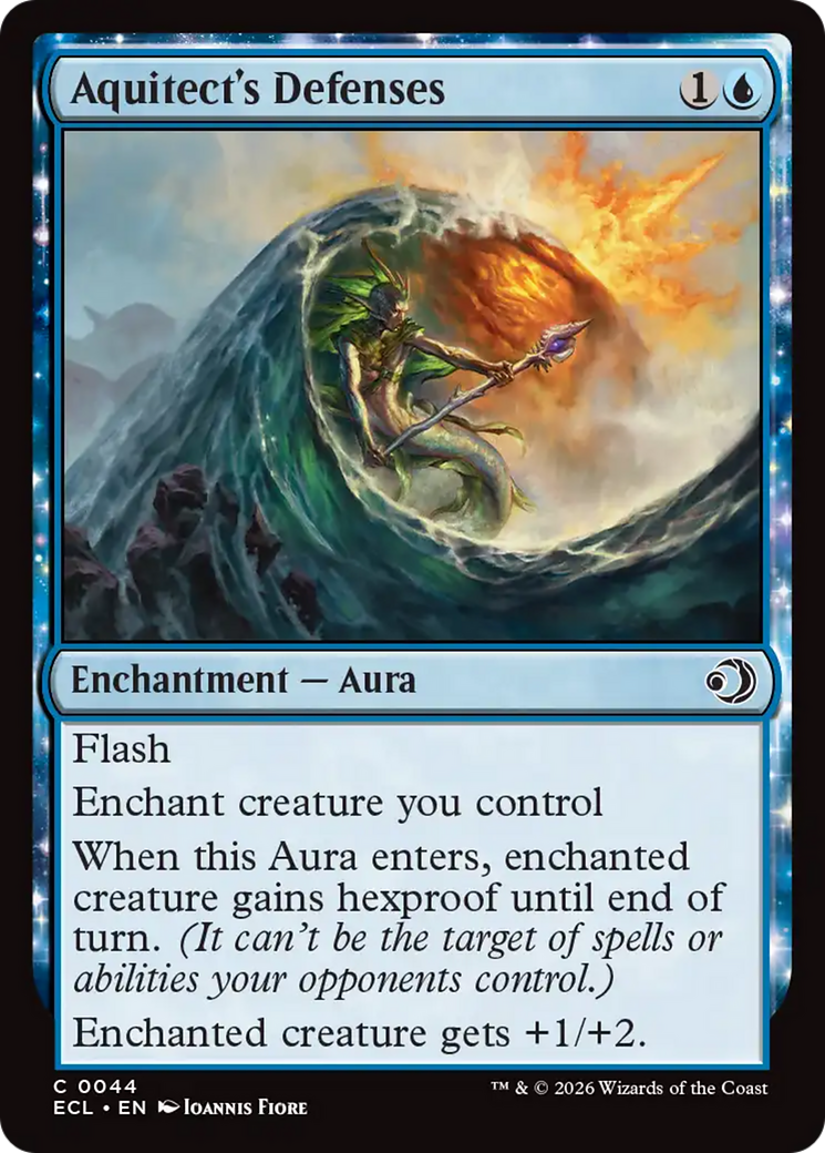 Aquitect's Defenses [Lorwyn Eclipsed] MTG Single Magic: The Gathering | Red Claw Gaming