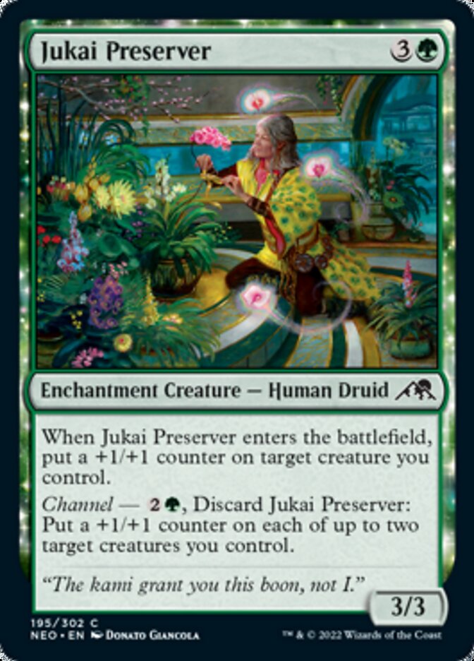 Jukai Preserver [Kamigawa: Neon Dynasty] MTG Single Magic: The Gathering    | Red Claw Gaming