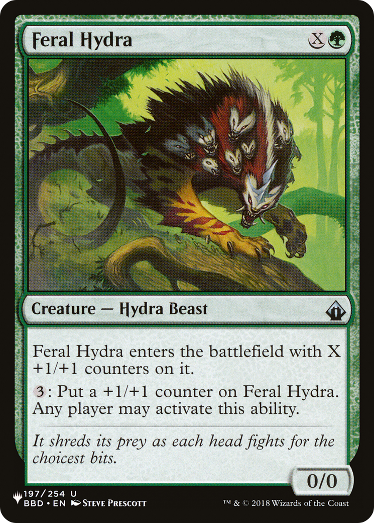 Feral Hydra [The List] MTG Single Magic: The Gathering | Red Claw Gaming