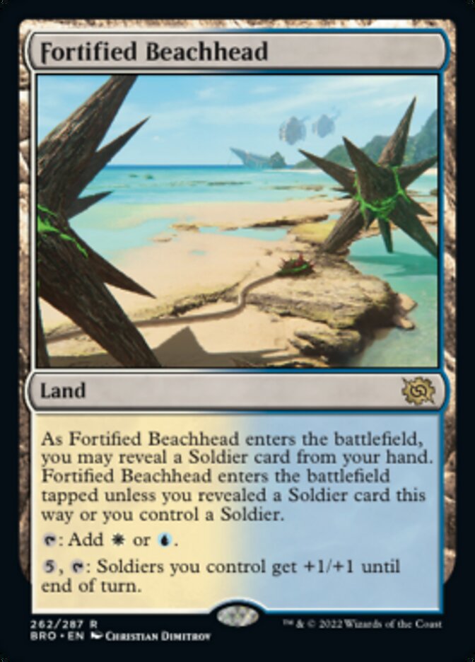 Fortified Beachhead [The Brothers' War] MTG Single Magic: The Gathering | Red Claw Gaming
