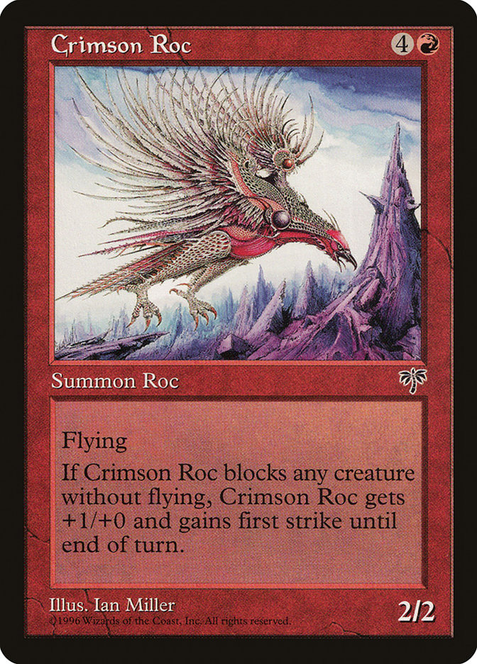 Crimson Roc [Mirage] MTG Single Magic: The Gathering | Red Claw Gaming