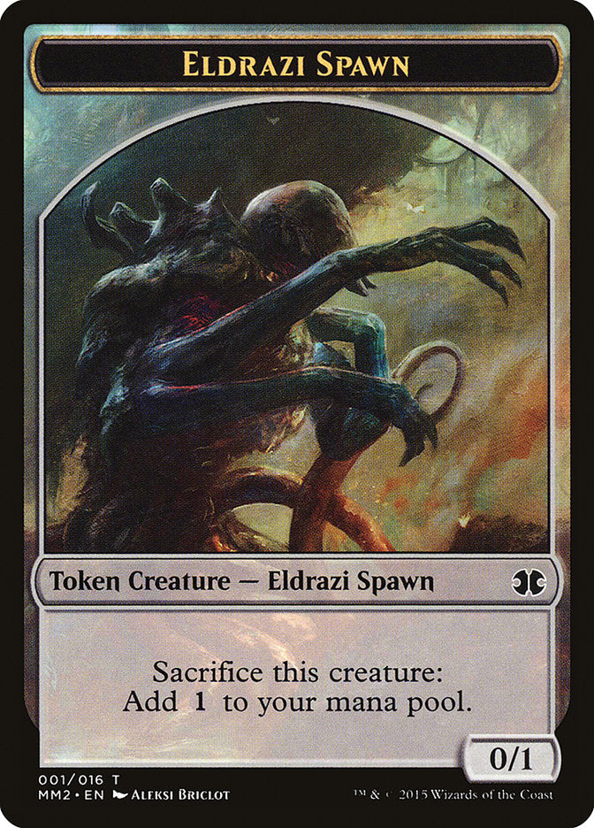 Eldrazi Spawn Token (001/016) [Modern Masters 2015 Tokens] MTG Single Magic: The Gathering | Red Claw Gaming