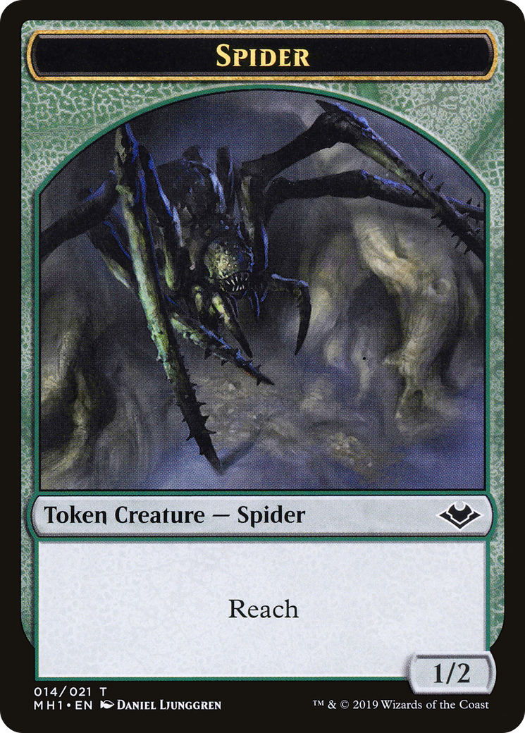 Shapeshifter // Spider Double-Sided Token [Modern Horizons Tokens] MTG Single Magic: The Gathering    | Red Claw Gaming